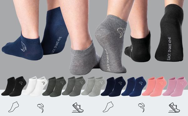 Sportliche Sneaker Socken im 12er Pack