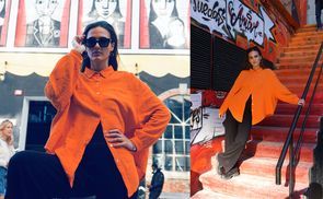 Hochwertige Oversized Musselin Bluse