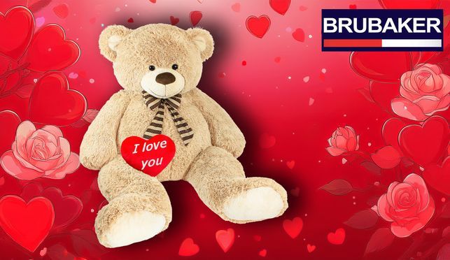 Riesengroßer 150 cm Teddybär wartet auf ein neues Zuhause