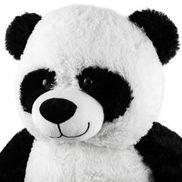 Liebevoll gefertigtes Panda Gesicht