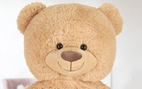 Liebevoll gestaltetes Teddy Gesicht