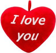 Herz mit „I love you“ Stickerei