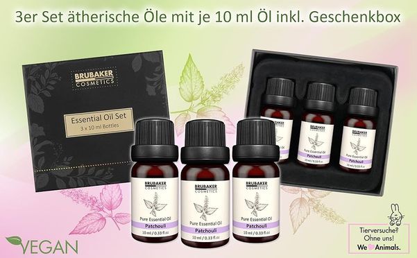 BRUBAKER Cosmetics 3er Set Patchouli Öl