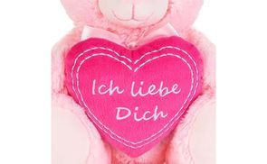 Herzkissen mit Liebesstickerei