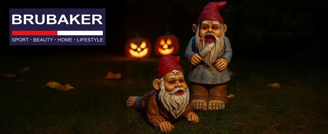 Die Halloween Gartenzwerge