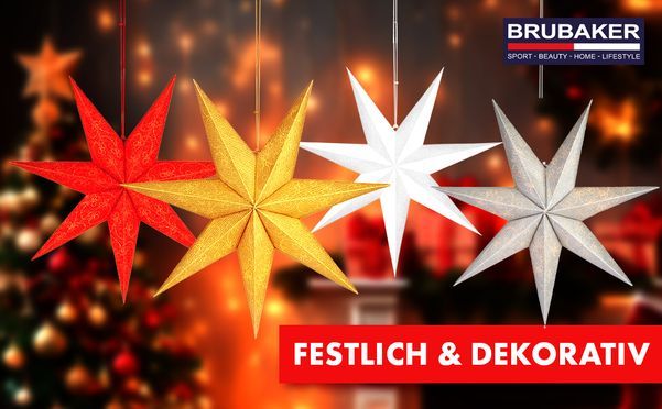 Leuchtend schöne Weihnachten mit unseren LED Weihnachtssternen 