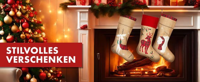 Stylish und festlich Zauberhafte Weihnachtsstrümpfe 