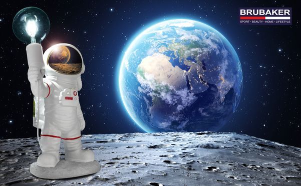 Galaktisches Deko Ambiente für Zuhause Astronauten Tischlampen mit Weltall Charme 
