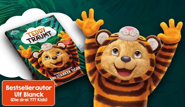 Teddy träumt Ich wär so gern einmal EIN STARKER TIGER