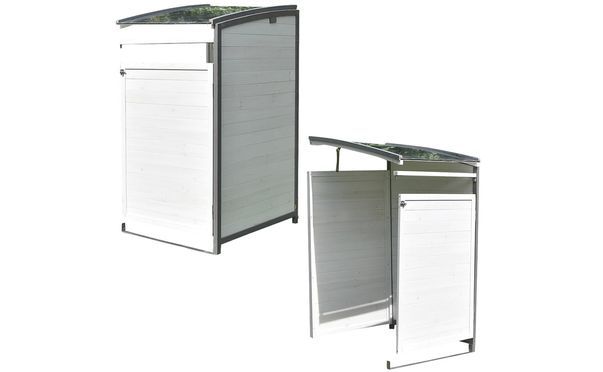 Attraktive Mülltonnenverkleidung - Anbaubox
