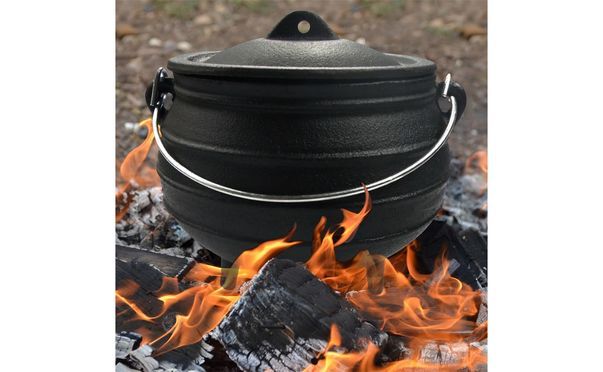 Potjie Dutch Oven aus hochwertigem Gusseisen