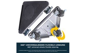  Möbel-Transportroller-Set 5-teilig zum Rücken von Möbeln