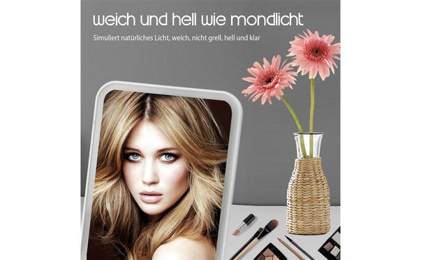 Bringen Sie Ihre Schönheit zum Leuchten! Kosmetikspiegel 7-Fach Schminkspiegel LED 