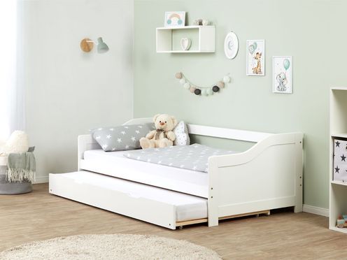 Mit dem Kojenbett von Homestyle4u sind Ihre Kinder stets bereit für kleine Übernachtungsgäste