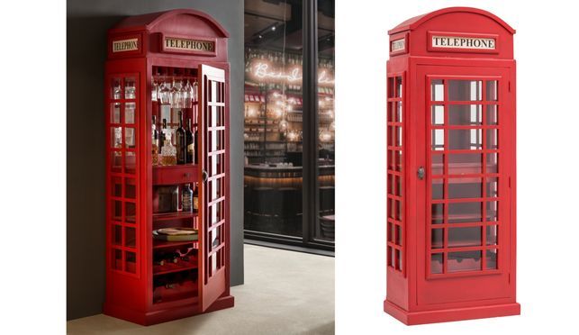Barregal Telefonzelle rot