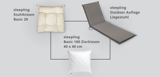 Rundum ausgestattet mit sleepling.