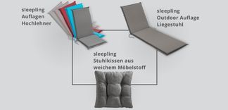 Verschiedene Auflagen immer die passende dabei.