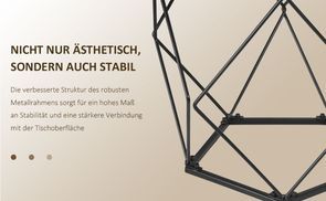 Nicht nur ästhetisch, sondern auch stabil