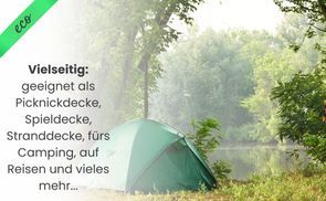 Eine Picknickdecke für Outdoor–Fans