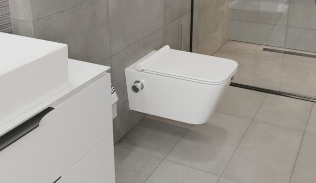 MODERNES DUSCH-WC: