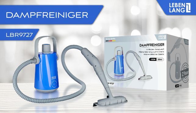 DAMPFREINIGER LEBENLANG LBR9727 Professionelle Sauberkeit für Ihr Zuhause