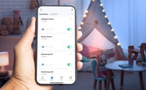 Über APP steuerbar mit vielen Einstellungsmöglichkeiten