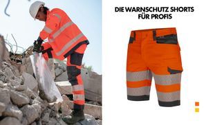 Zertifizierte Sichtbarkeit: Warnschutz Shorts Fluo EN 20471 