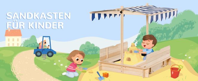 Sandkasten für Kinder