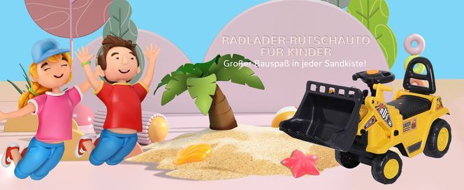 Radlader Rutschauto für Kinder