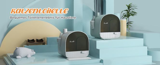 Katzentoilette mit Deckel