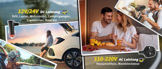 Verschiedene Auflademöglichkeiten