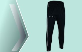 Trainingshose Freizeit für Herren auf Schwarz