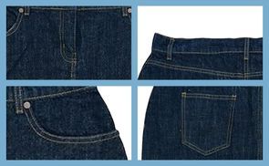 Jeansrock mit vielen Funktionen für Damen