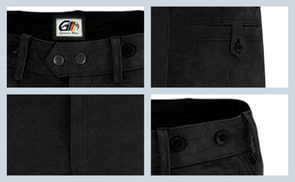 Lange Jagd Trachtenlederhose mit vielen Funktionen