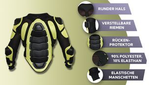 Protektor Jacke mit vielen Funktionen