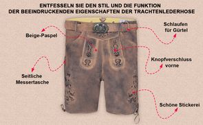 Funktion der Trachten Lederhosen beeindruckende Eigenschafte