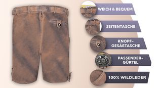 Lederhosen mit vielen Funktionen für Herren