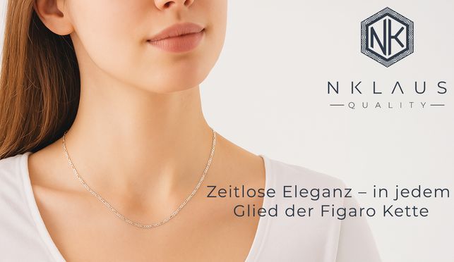 Zeitlose Eleganz aus Silber – Figaro Kette von NKlaus
