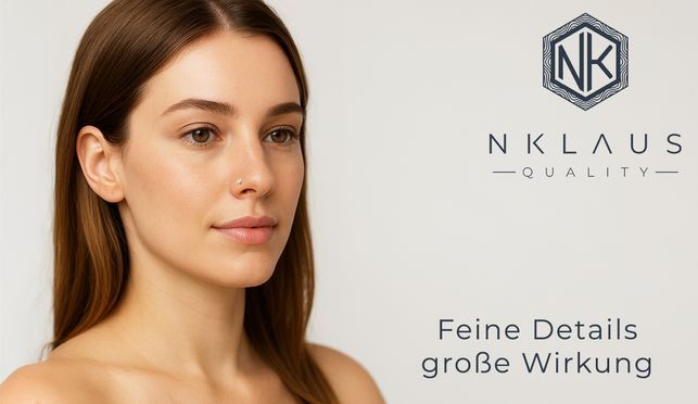 Edler Glanz für dein Nasenpiercing