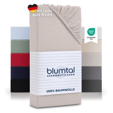 SPANNBETTLAKEN STRAPAZIERFÄHIG UND FALTENFREI AUS 100% BAUMWOLLE