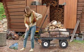 Perfekt für Gartenarbeit und Holztransport