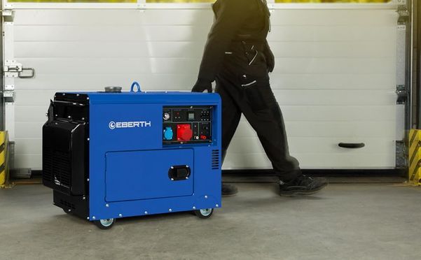 Immer mobil, immer versorgt, mit dem EBERTH Diesel Stromerzeuger 5000 Watt erzeugen Sie Ihren eigene