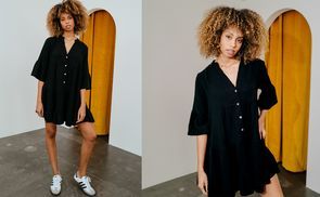 Musselin Kleid für Damen in klassischen Цвета(ов)
