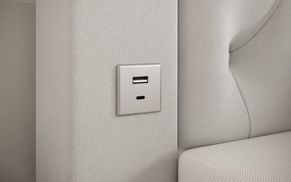 USB & USB C Anschlüsse für bequemes Laden