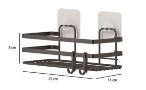Selbstklebendes Badezimmerregal Set