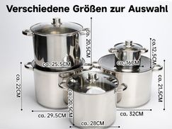 Verschiede Größen zur Auswahl