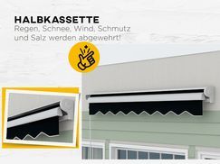 Halbkassetten Fenstermarkise