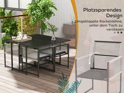 4 Sitzer Gartenmöbel Set