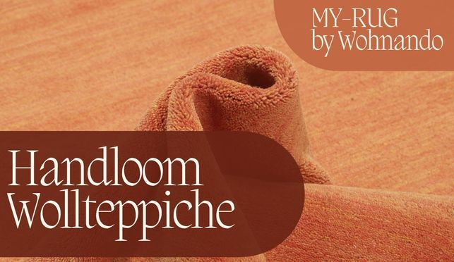 Zeitlos und Elegant - Handloom Wollteppiche in 4 Цвета(ов)