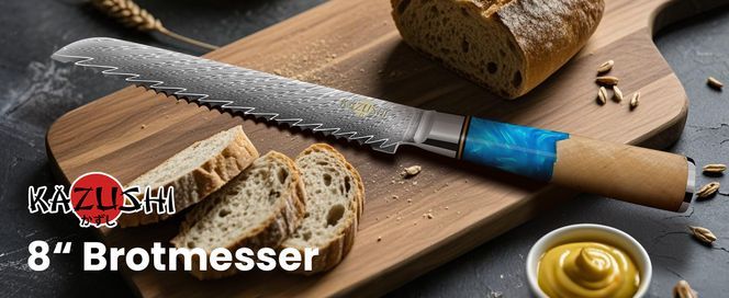 KAZUSHI 8 Zoll Brotmesser
